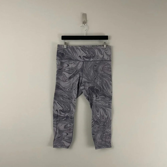 Athleta Transcend 7/8 Tight in Sumi Marble Gray Leggings Size 2X - Picture 1 of 7